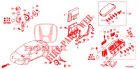 STEUERGERAT (COMPARTIMENT MOTEUR) (1) für Honda CIVIC 1.8 COMFORT 5 Türen 6 gang-Schaltgetriebe 2012