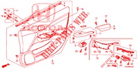 TUERVERKLEIDUNG, VORNE (LH) für Honda CIVIC 1.8 COMFORT 5 Türen 6 gang-Schaltgetriebe 2012