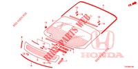 WINDSCHUTZSCHEIBE, VORNE/ HECKFENSTER  für Honda CIVIC 1.8 COMFORT 5 Türen 6 gang-Schaltgetriebe 2012