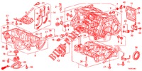 ZYLINDERBLOCK/OELWANNE (1.8L) für Honda CIVIC 1.8 COMFORT 5 Türen 6 gang-Schaltgetriebe 2012