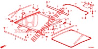 DACHVERKLEIDUNG/SONNENBLENDE/SCHIEBEFENSTER  für Honda CIVIC 1.8 COMFORT 5 Türen 5 gang automatikgetriebe 2012
