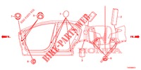 GUMMITUELLE (LATERAL) für Honda CIVIC 1.8 COMFORT 5 Türen 5 gang automatikgetriebe 2012