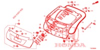 HECKKLAPPENPLATTE(2D)  für Honda CIVIC 1.8 COMFORT 5 Türen 5 gang automatikgetriebe 2012