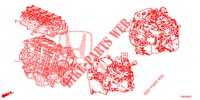 MOTOREINHEIT/GETRIEBE KOMPL. (1.8L) für Honda CIVIC 1.8 COMFORT 5 Türen 5 gang automatikgetriebe 2012