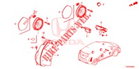ANTENNE/LAUTSPRECHER  für Honda CIVIC 1.8 EXECUTIVE 5 Türen 6 gang-Schaltgetriebe 2012