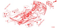 BODENMATTE/ISOLATOR  für Honda CIVIC 1.8 EXECUTIVE 5 Türen 6 gang-Schaltgetriebe 2012