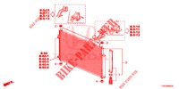 KLIMAANLAGE (CONDENSATEUR) für Honda CIVIC 1.8 EXECUTIVE 5 Türen 6 gang-Schaltgetriebe 2012