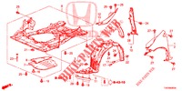 KOTFLUEGEL, VORNE  für Honda CIVIC 1.8 EXECUTIVE 5 Türen 6 gang-Schaltgetriebe 2012