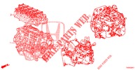 MOTOREINHEIT/GETRIEBE KOMPL. (1.8L) für Honda CIVIC 1.8 EXECUTIVE 5 Türen 6 gang-Schaltgetriebe 2012