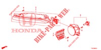 NEBELSCHEINWERFER / TAGESFAHRSCHEINWERFER für Honda CIVIC 1.8 EXECUTIVE 5 Türen 6 gang-Schaltgetriebe 2012