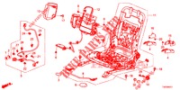 VORNE SITZKOMPONENTEN (G.) (HAUTEUR MANUELLE) für Honda CIVIC 1.8 EXECUTIVE 5 Türen 6 gang-Schaltgetriebe 2012