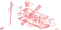 ZYLINDERKOPFDECKEL (1.8L) für Honda CIVIC 1.8 EXECUTIVE 5 Türen 6 gang-Schaltgetriebe 2012