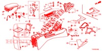 KONSOLE (LH) für Honda CIVIC 1.8 EXECUTIVE 5 Türen 5 gang automatikgetriebe 2012