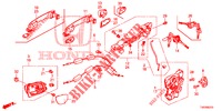 TUERSCHLOESSER, VORNE/AEUSSERER GRIFF  für Honda CIVIC 1.8 EXECUTIVE 5 Türen 5 gang automatikgetriebe 2012
