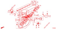 TUERVERKLEIDUNG, HINTEN(4D)  für Honda CIVIC 1.8 EXECUTIVE 5 Türen 5 gang automatikgetriebe 2012