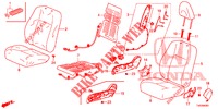 VORDERSITZ/SITZGURTE (D.) (LH) für Honda CIVIC 1.8 EXECUTIVE 5 Türen 5 gang automatikgetriebe 2012