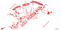 AUSPUFFROHR/SCHALLDAEMPFER (1.8L) für Honda CIVIC 1.8 S 5 Türen 6 gang-Schaltgetriebe 2012