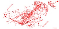 BODENMATTE/ISOLATOR  für Honda CIVIC 1.8 S 5 Türen 6 gang-Schaltgetriebe 2012