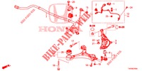 GELENK, VORNE  für Honda CIVIC 1.8 S 5 Türen 6 gang-Schaltgetriebe 2012