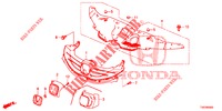 GRILL, VORNE/ZIERLEISTE  für Honda CIVIC 1.8 S 5 Türen 6 gang-Schaltgetriebe 2012