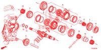 HAUPTWELLE  für Honda CIVIC 1.8 S 5 Türen 6 gang-Schaltgetriebe 2012
