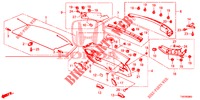 HECKKLAPPENVERKLEIDUNG/ TAFELVERKLEIDUNG, HINTEN(2D)  für Honda CIVIC 1.8 S 5 Türen 6 gang-Schaltgetriebe 2012
