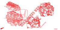 MOTOREINHEIT/GETRIEBE KOMPL. (1.8L) für Honda CIVIC 1.8 S 5 Türen 6 gang-Schaltgetriebe 2012