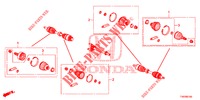 SATZ, KURZTEILE          ANTRIEBSWELLE V  für Honda CIVIC 1.8 S 5 Türen 6 gang-Schaltgetriebe 2012