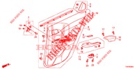 TUERVERKLEIDUNG, HINTEN(4D)  für Honda CIVIC 1.8 S 5 Türen 6 gang-Schaltgetriebe 2012