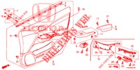 TUERVERKLEIDUNG, VORNE (LH) für Honda CIVIC 1.8 S 5 Türen 6 gang-Schaltgetriebe 2012