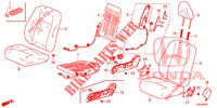 VORDERSITZ/SITZGURTE (D.) (LH) für Honda CIVIC 1.8 S 5 Türen 6 gang-Schaltgetriebe 2012