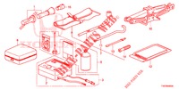 WERKZEUGE/WAGENHEBER  für Honda CIVIC 1.8 S 5 Türen 6 gang-Schaltgetriebe 2012