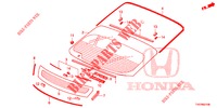 WINDSCHUTZSCHEIBE, VORNE/ HECKFENSTER  für Honda CIVIC 1.8 S 5 Türen 6 gang-Schaltgetriebe 2012
