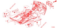 BODENMATTE/ISOLATOR  für Honda CIVIC 1.8 S 5 Türen 5 gang automatikgetriebe 2012
