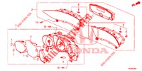DREHZAHLMESSER  für Honda CIVIC 1.8 S 5 Türen 5 gang automatikgetriebe 2012