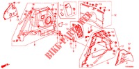 KOFFERRAUM SEITENVERKL.  für Honda CIVIC 1.8 S 5 Türen 5 gang automatikgetriebe 2012