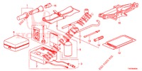 WERKZEUGE/WAGENHEBER  für Honda CIVIC 1.8 S 5 Türen 5 gang automatikgetriebe 2012