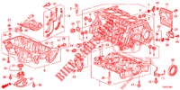 ZYLINDERBLOCK/OELWANNE (1.8L) für Honda CIVIC 1.8 S 5 Türen 5 gang automatikgetriebe 2012
