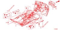 BODENMATTE/ISOLATOR  für Honda CIVIC 1.8 EXECUTIVE 5 Türen 5 gang automatikgetriebe 2012