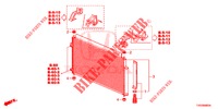 KLIMAANLAGE (CONDENSATEUR) für Honda CIVIC 1.8 EXECUTIVE 5 Türen 5 gang automatikgetriebe 2012