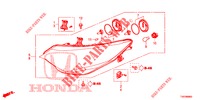 SCHEINWERFER  für Honda CIVIC 1.8 EXECUTIVE 5 Türen 5 gang automatikgetriebe 2012