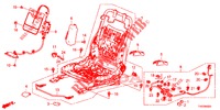 VORNE SITZKOMPONENTEN (D.) (SIEGE REGLAGE MANUEL) für Honda CIVIC 1.8 EXECUTIVE 5 Türen 5 gang automatikgetriebe 2012