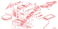 WERKZEUGE/WAGENHEBER  für Honda CIVIC 1.8 EXECUTIVE 5 Türen 5 gang automatikgetriebe 2012