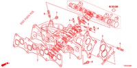 ANSAUGKRUEMMER (DIESEL) (2.2L) für Honda CIVIC DIESEL 2.2 ELEGANCE 5 Türen 6 gang-Schaltgetriebe 2012