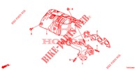AUSPUFFKRUEMMER (DIESEL) (2.2L) für Honda CIVIC DIESEL 2.2 ELEGANCE 5 Türen 6 gang-Schaltgetriebe 2012