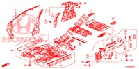 BODEN/INNENBLECHE  für Honda CIVIC DIESEL 2.2 ELEGANCE 5 Türen 6 gang-Schaltgetriebe 2012
