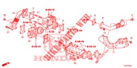 EGR STEUERVENTIL (DIESEL) (2.2L) für Honda CIVIC DIESEL 2.2 ELEGANCE 5 Türen 6 gang-Schaltgetriebe 2012