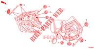 GUMMITUELLE (ARRIERE) für Honda CIVIC DIESEL 2.2 ELEGANCE 5 Türen 6 gang-Schaltgetriebe 2012