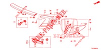 HECKLEUCHTE/KENNZEICHENBELEUCHTUNG (PGM FI)  für Honda CIVIC DIESEL 2.2 ELEGANCE 5 Türen 6 gang-Schaltgetriebe 2012