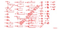 KABELBAUMBAND/BUEGEL(RH)  für Honda CIVIC DIESEL 2.2 ELEGANCE 5 Türen 6 gang-Schaltgetriebe 2012